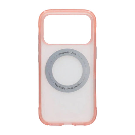 iPhone 17 Pro/iPhone 18 Pro Deksel Matt ringstativ MagSafe Rosa