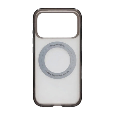 iPhone 17 Pro/iPhone 18 Pro Deksel Matt ringstativ MagSafe Svart