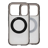 iPhone 17 Pro/iPhone 18 Pro Deksel Matt ringstativ MagSafe Svart