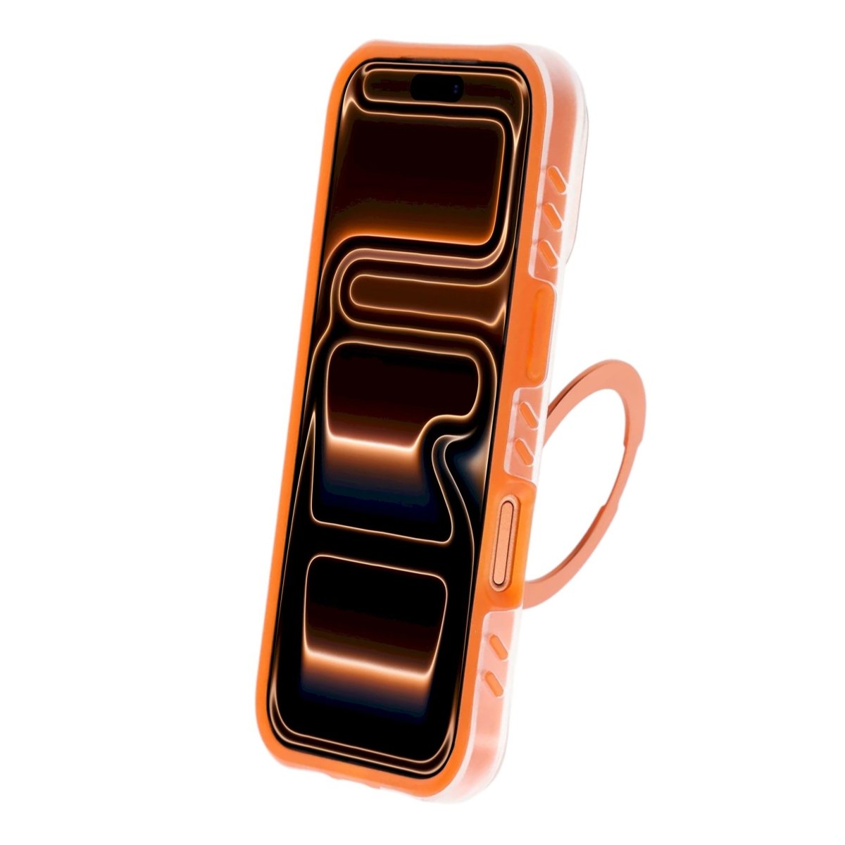 iPhone 17 Pro Max/iPhone 18 Pro Max Deksel ringstativ MagSafe Oransje