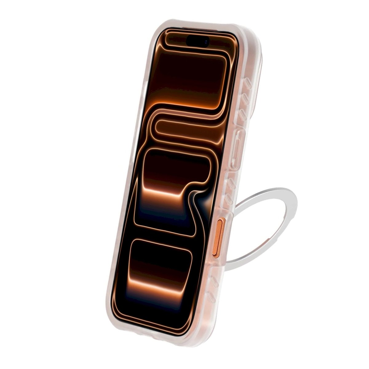 iPhone 17 Pro Max/iPhone 18 Pro Max Deksel ringstativ MagSafe Hvit