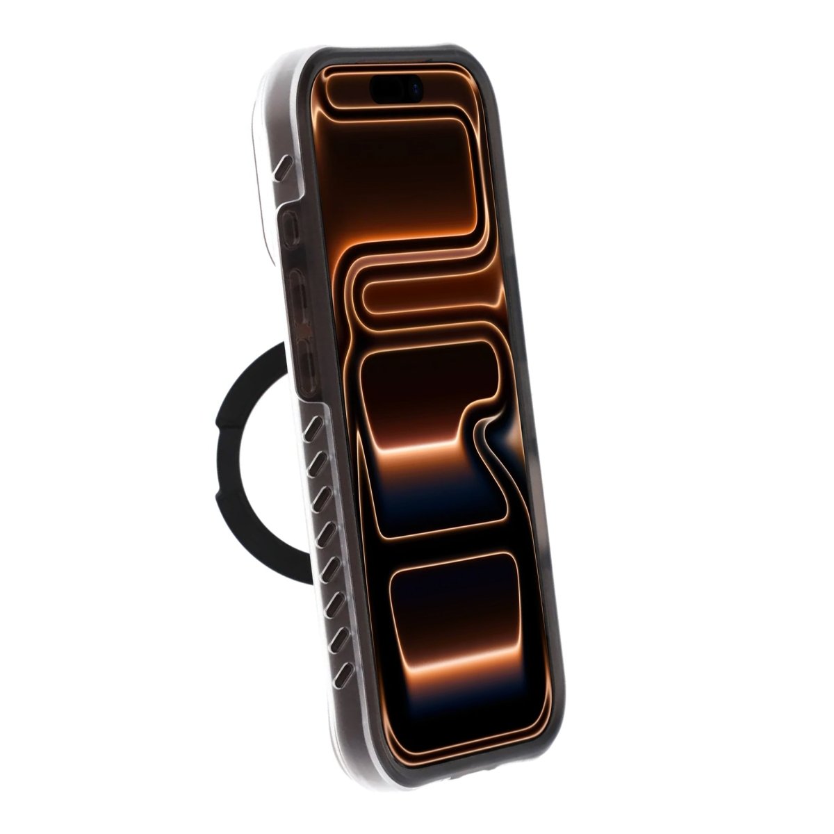 iPhone 17 Pro/iPhone 18 Pro Deksel ringstativ MagSafe Svart