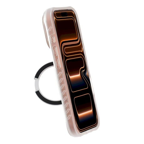 iPhone 17 Pro/iPhone 18 Pro Deksel med ringstativ MagSafe Hvit