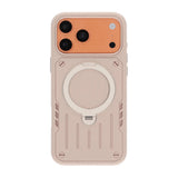 iPhone 17 Pro Max/iPhone 18 Pro Max Deksel i Mecha med MagSafe-stativ Hvit
