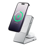 ALOGIC Matrix 2-i-1 Universal Magnetisk Lade Dock MagSafe Hvit