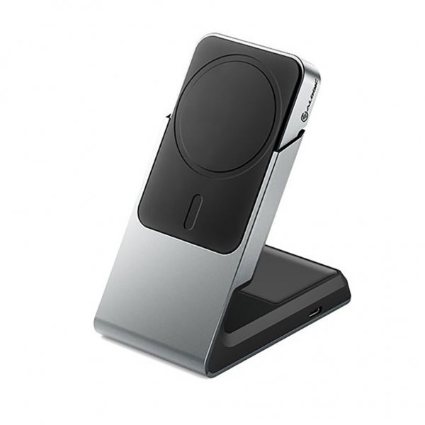 ALOGIC Matrix 2-i-1 Universal Magnetisk Lade Dock MagSafe Svart