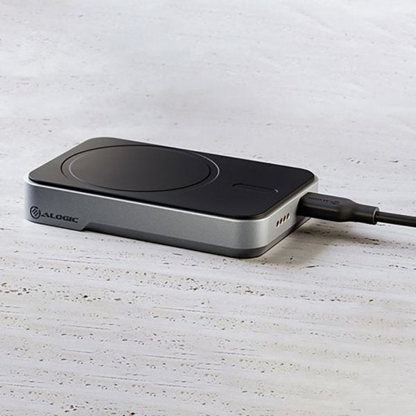 ALOGIC Matrix Universal Magnetisk Powerbank 5000mAh MagSafe Svart