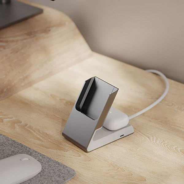 ALOGIC Matrix 2-i-1 Universal Magnetisk Lade Dock MagSafe Hvit