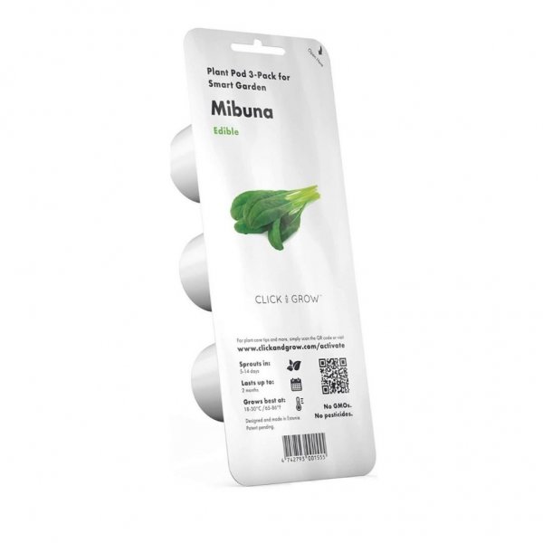 Click and Grow Smart Garden Refill 3-pakke - Mibuna