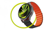 Mobile Origin Samsung Galaxy Watch 8 40/44mm/Classic 46mm Armbånd Easy Strap Svart Oransje