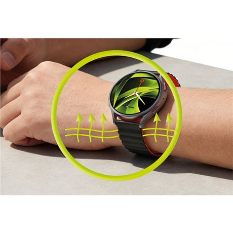 Mobile Origin Samsung Galaxy Watch 8/9 40/44mm/Classic 46mm Armbånd Easy Strap Magnetic Svart Oransje