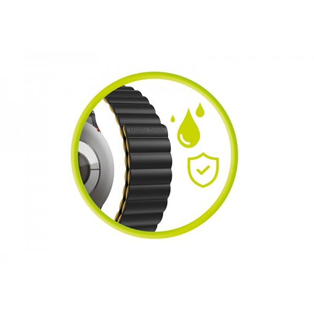 Mobile Origin Samsung Galaxy Watch 20mm Armbånd Easy Strap Svart Gul