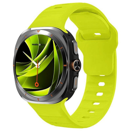 Mobile Origin Samsung Galaxy Watch Ultra 47mm Armbånd Easy Strap Silikon Gul