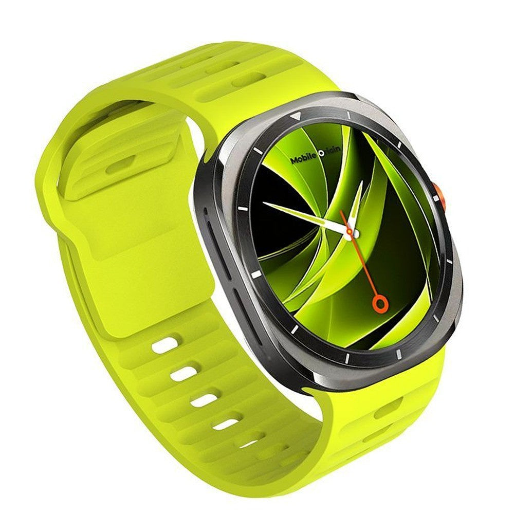 Mobile Origin Samsung Galaxy Watch Ultra 47mm Armband Easy Strap Silicone Gul