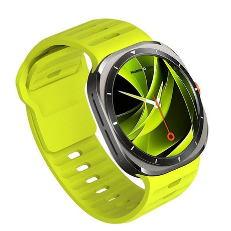 Mobile Origin Samsung Galaxy Watch Ultra 47mm Armbånd Easy Strap Silikon Gul