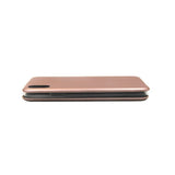 iPhone X/iPhone Xs Etui med Stativ Rosegull