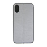 iPhone X/iPhone Xs Etui med Stativ Sølv