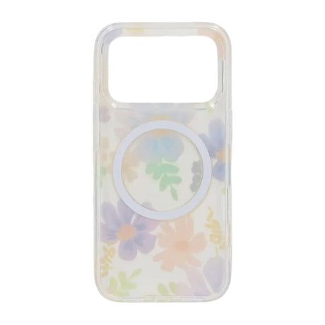 iPhone 17 Pro Max Deksel Floral MagSafe Lilla Gul