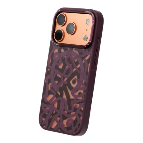iPhone 17 Pro Deksel Graffiti MagSafe Lilla