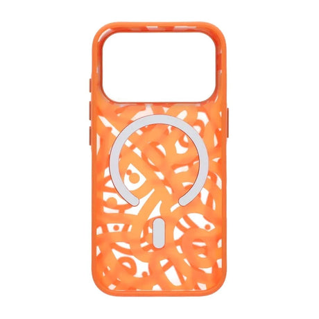 iPhone 17 Pro Max Deksel Graffiti MagSafe Oransje