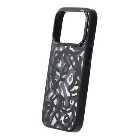iPhone 17 Pro Deksel Graffiti MagSafe Svart