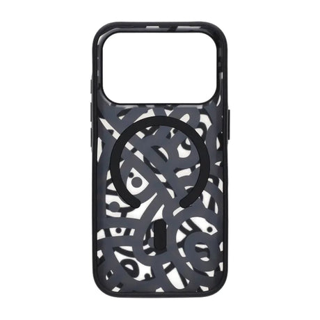 iPhone 17 Pro Deksel Graffiti MagSafe Svart