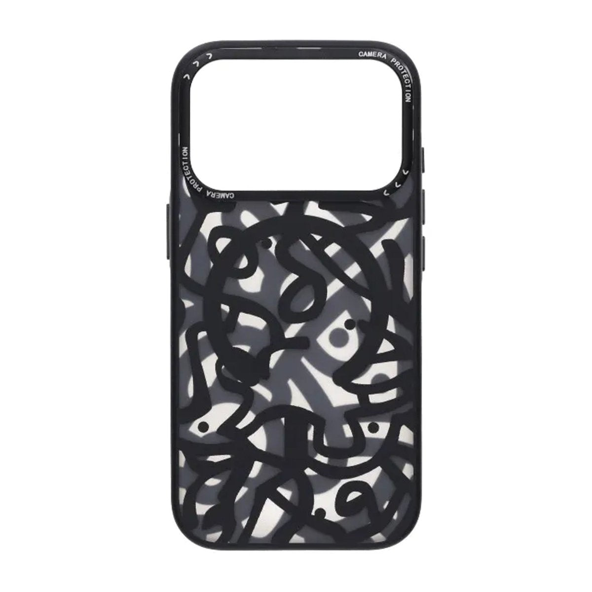 iPhone 17 Pro Deksel Graffiti MagSafe Svart