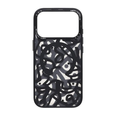 iPhone 17 Pro Deksel Graffiti MagSafe Svart