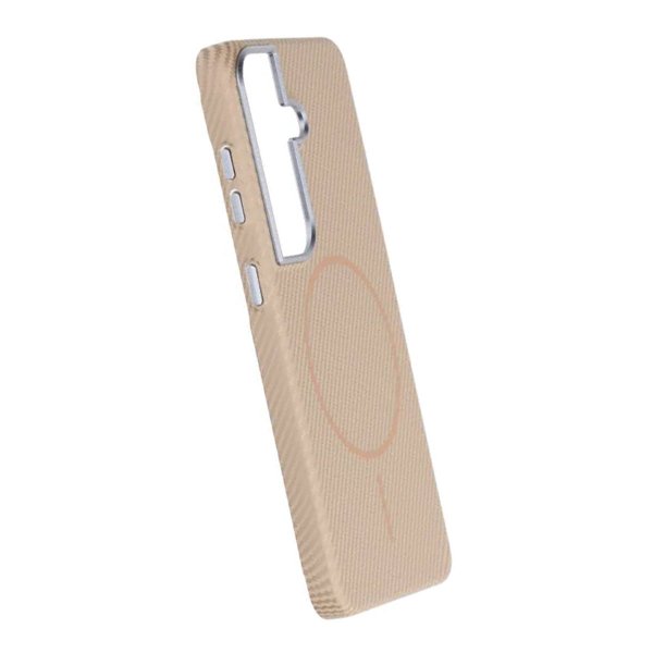 Samsung Galaxy S26 Plus Deksel Karbonfibermønster MagSafe Gull