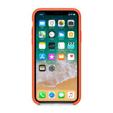 iPhone Xs Max Deksel Silikon Oransje
