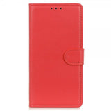 Motorola Edge 30 Neo Etui Litchi Rød