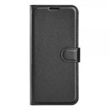Motorola Moto G14 Etui Litchi Svart
