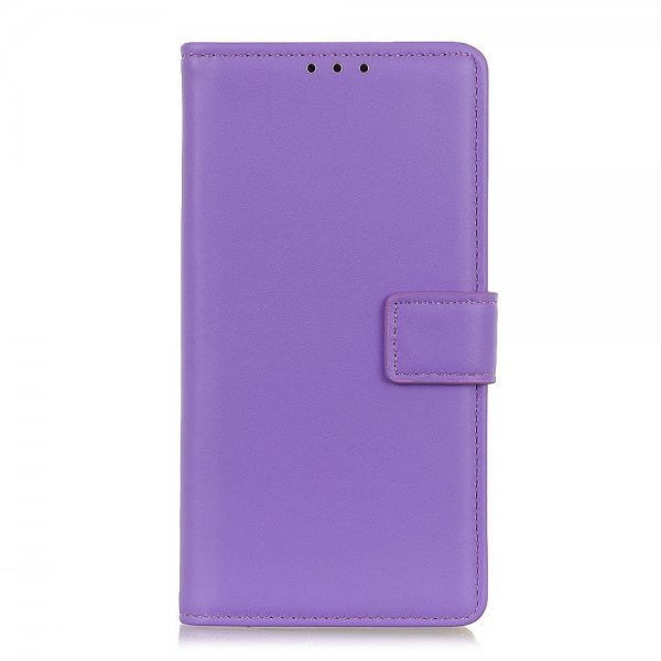 Motorola moto g200 5G Etui Skinntekstur Lilla