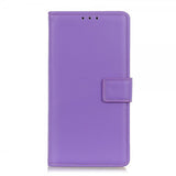 Motorola moto g200 5G Etui Skinntekstur Lilla