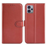 Motorola Moto G23 Etui med Stativ Brun