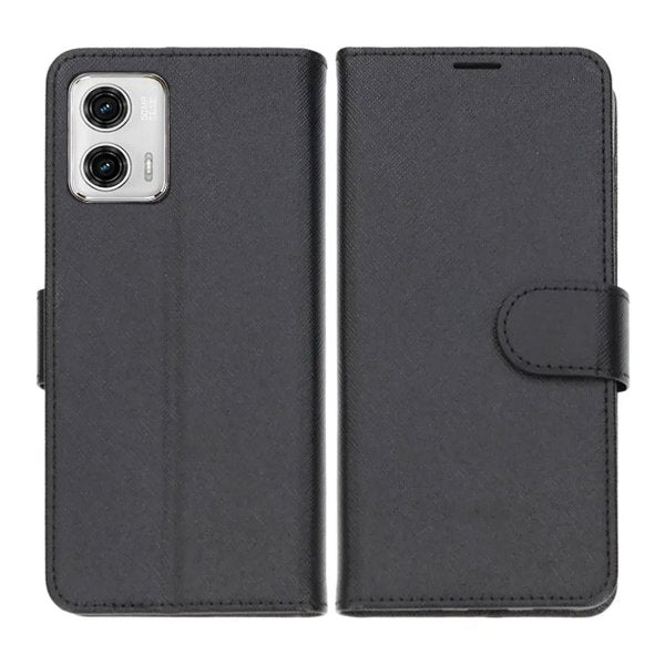 Motorola Moto G23 Etui med Stativ Svart
