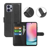Motorola Moto G23 Etui med Stativ Svart