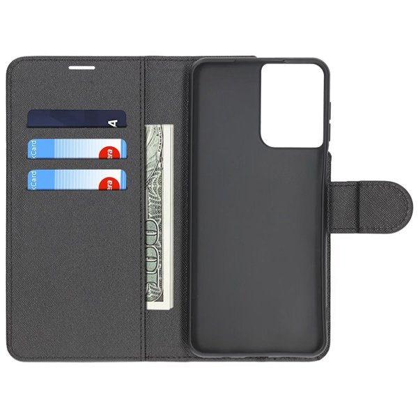 Motorola Moto G35 5G Etui med Stativ Svart