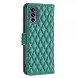 Motorola Moto G62 5G Etui Rombemønster Grønn