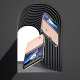 ABEEL Motorola Razr 40 Ultra Deksel Ekte Lær Rosa
