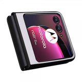 Motorola Razr 40 Ultra Deksel Karbonfibermønster Hvit