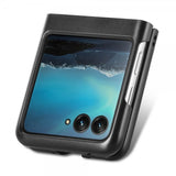 Motorola Razr 40 Ultra Deksel Karbonfibertekstur Brun