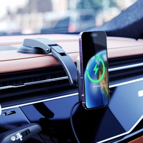 ALOGIC Matrix Magnetisk Billader med Luftventil & Dash Mount MagSafe
