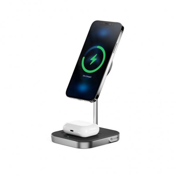 ALOGIC MagSpeed 2-i-1 trådløs ladestasjon