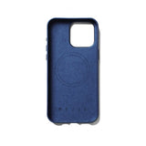Mujjo iPhone 15 Pro Max Deksel Full Leather Case MagSafe Monaco Blue