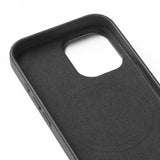 Mujjo iPhone 16 Deksel Full Leather Case Svart