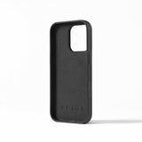 Mujjo iPhone 16 Pro Deksel Full Leather Case Svart