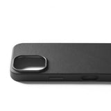 Mujjo iPhone 16 Pro Deksel Full Leather Case Svart