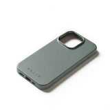 Mujjo iPhone 16 Pro Deksel Full Leather Case Green Smoke