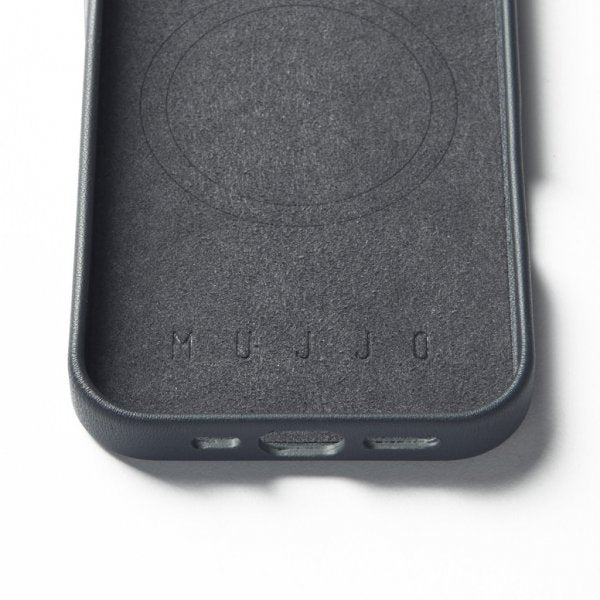 Mujjo iPhone 16 Pro Deksel Maiz Case Steel Blue